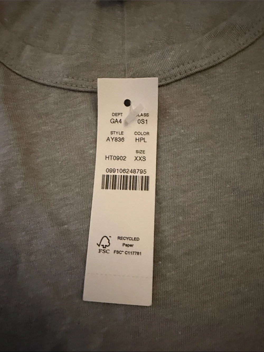 J. Crew Gray Tank Dress